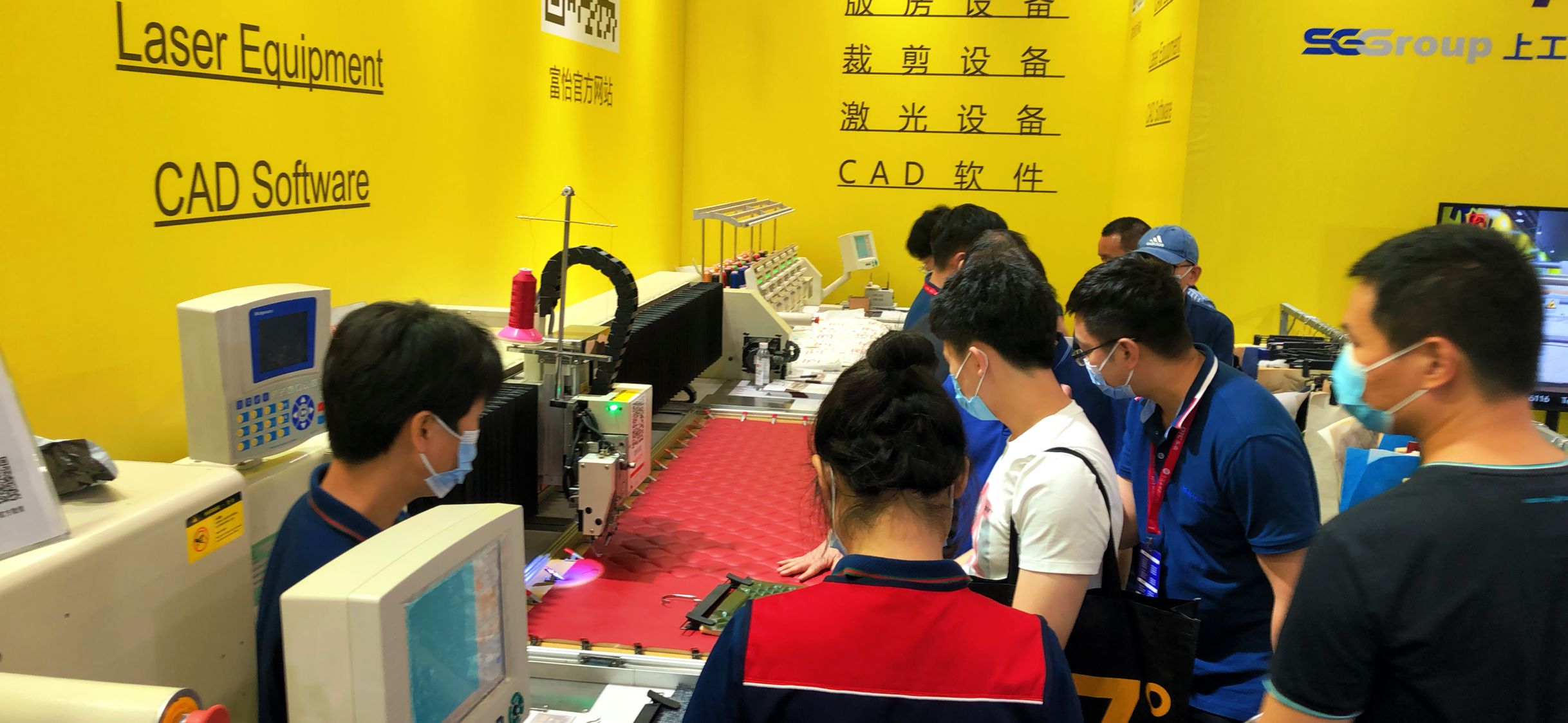 上工富怡廣州木工機械展，展位人氣持續火爆